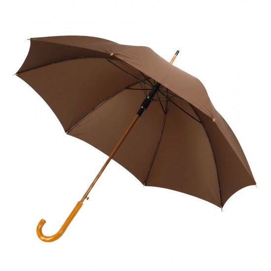 Парасоля-тростина напівавтоматична Bergamo Toprain коричневий - 4513101