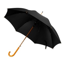 Парасоля-тростина напівавтоматична Bergamo Toprain чорний - 4513103