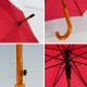 Парасоля-тростина напівавтоматична Bergamo Toprain червоний - 4513105