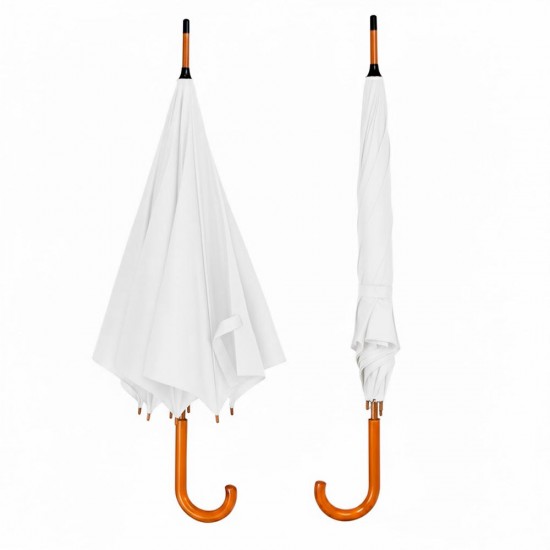 Парасоля-тростина напівавтоматична Bergamo Toprain білий - 4513106