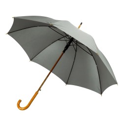 Парасоля-тростина напівавтоматична Bergamo Toprain сірий - 4513107
