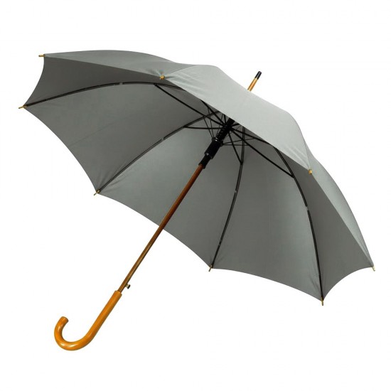 Парасоля-тростина напівавтоматична Bergamo Toprain сірий - 4513107