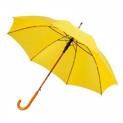 Парасоля-тростина напівавтоматична Bergamo Toprain жовтий - 4513108