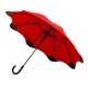 Парасоля-тростина напівавтоматична Line Art Blantier, із захисними наконечниками червоний/чорний - 45400-5 Парасоля-тростина напівавтоматична Line Art Blantier, із захисними наконечниками червоний/чорний - 45400-5