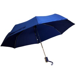 Парасоля складана автоматична Bergamo Rich темно-синій - 4551044