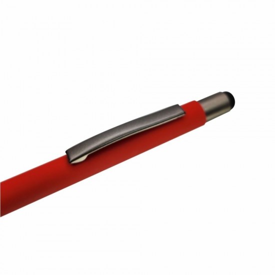 Ручка металева кулькова Bergamo Amazon червоний - 50010122-02