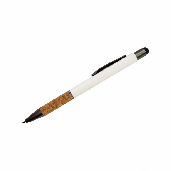 Ручка металева кулькова Bergamo Amazon білий - 50010122-08