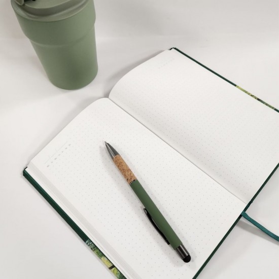 Ручка металева кулькова Bergamo Amazon темно-зелений - 50010122-99