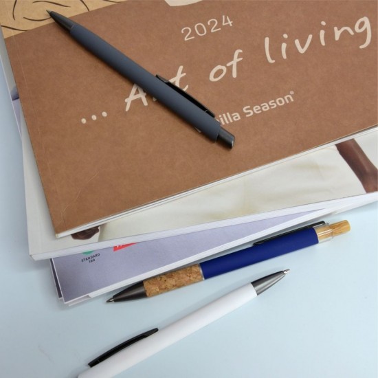 Ручка металева кулькова Bergamo Nile темно-синій - 50010222-44