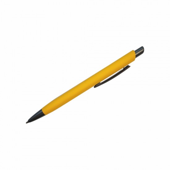 Ручка металева кулькова Bergamo Danube жовтий - 50010322-05