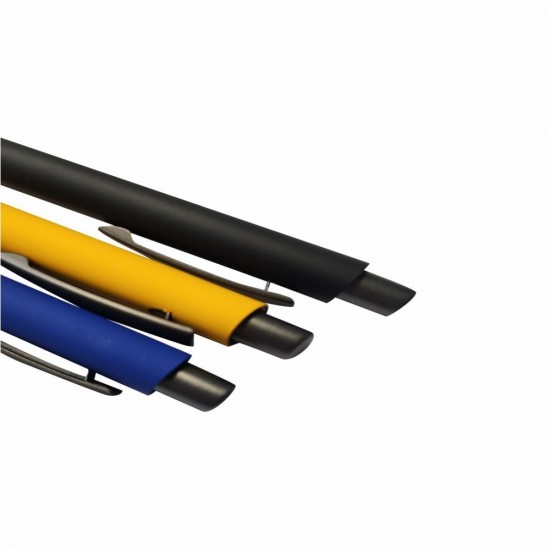 Ручка металева кулькова Bergamo Danube жовтий - 50010322-05