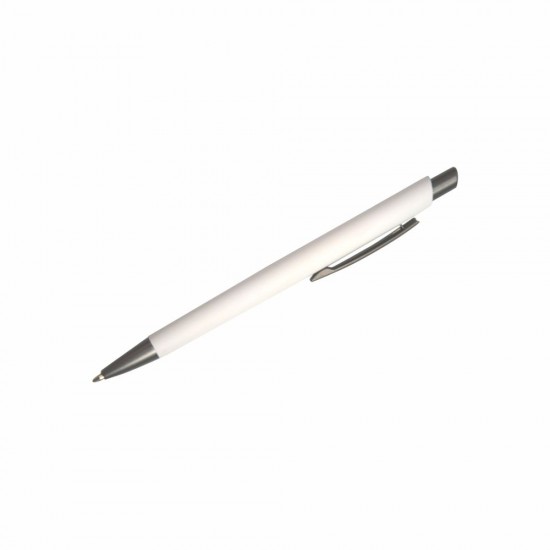 Ручка металева кулькова Bergamo Danube білий - 50010322-08