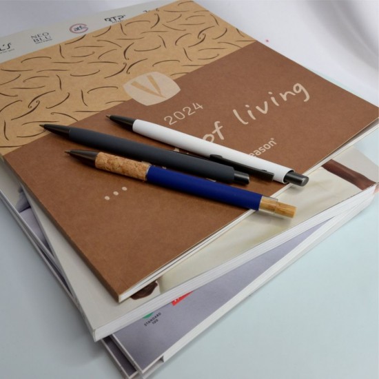 Ручка металева кулькова Bergamo Danube графітовий - 50010322-11