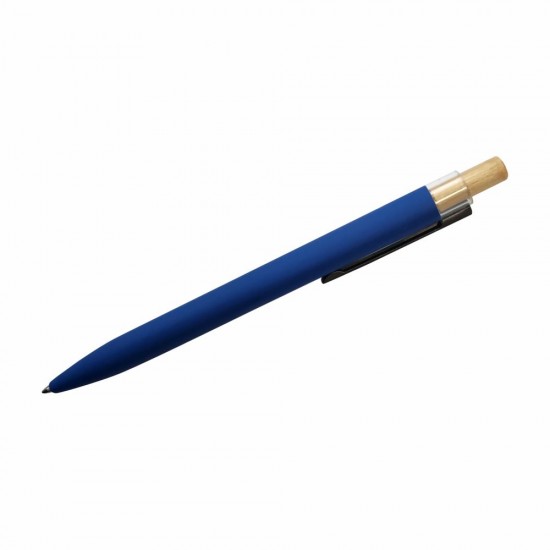 Ручка металева кулькова Bergamo Amur синій - 50010522-03