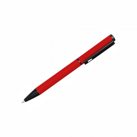 Ручка металева кулькова Bergamo Elbe червоний - 50010622-02