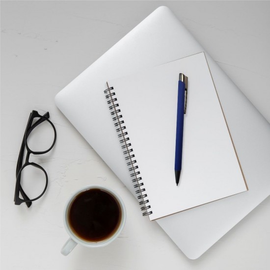 Ручка металева кулькова Bergamo Limpopo синій - 50010722-03