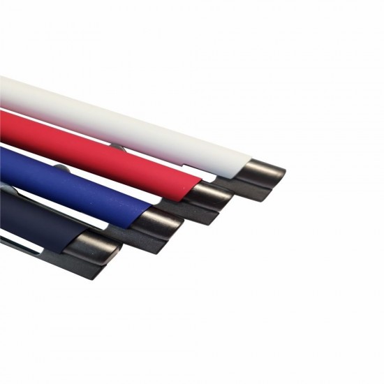 Ручка металева кулькова Bergamo Limpopo синій - 50010722-03