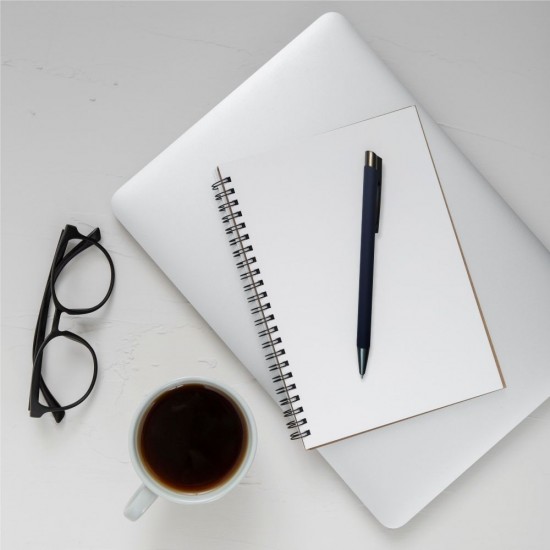 Ручка металева кулькова Bergamo Limpopo темно-синій - 50010722-44