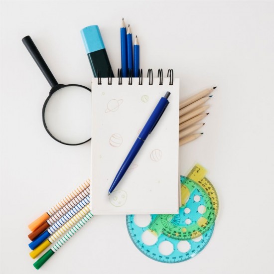 Ручка пластикова кулькова Bergamo Zambezi синій - 50010819-03