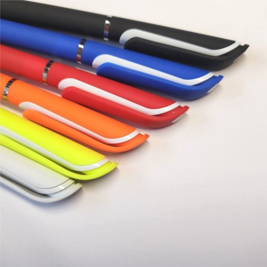 Ручка пластикова кулькова Bergamo Isa червоний - 50010919-02