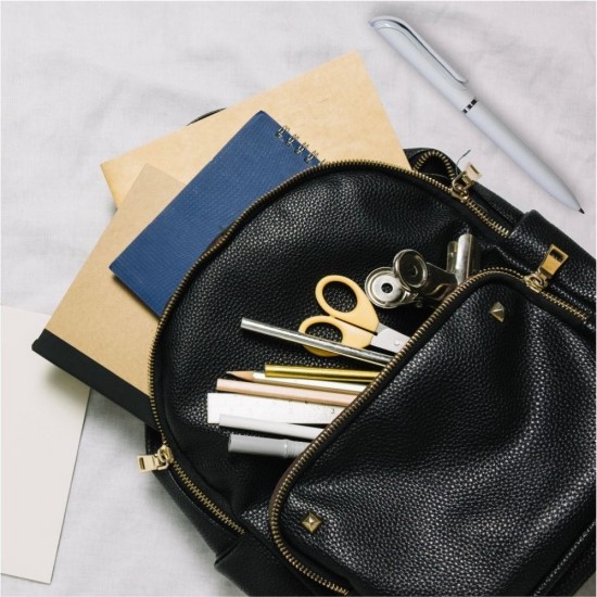 Ручка пластикова кулькова Bergamo Isa білий - 50010919-08