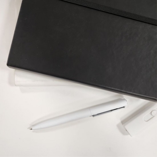 Ручка пластикова кулькова Bergamo Brasos білий - 50011019-08