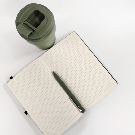 Ручка пластикова кулькова Bergamo Brasos темно-зелений - 50011019-99