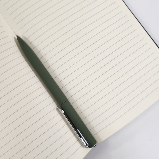 Ручка пластикова кулькова Bergamo Brasos темно-зелений - 50011019-99