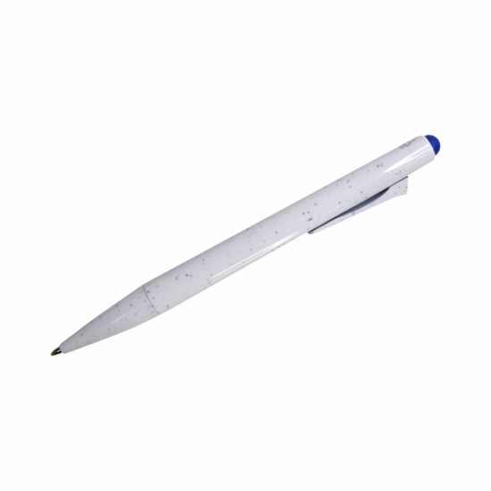 Ручка пластикова гелева Bergamo Ottawa білий/синій - 50011119-03