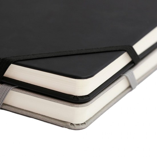 Блокнот в клітинку А5 Berganote Hard, тверда обкладинка чорний - 50040138-01