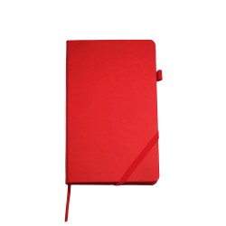 Блокнот в клітинку А5 Berganote Hard, тверда обкладинка червоний - 50040138-02