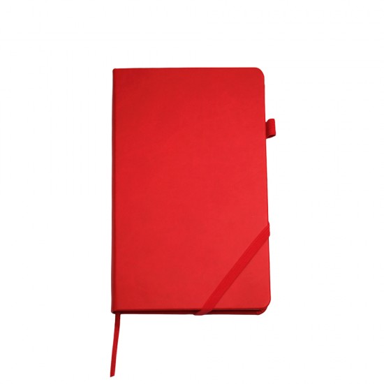 Блокнот в клітинку А5 Berganote Hard, тверда обкладинка червоний - 50040138-02