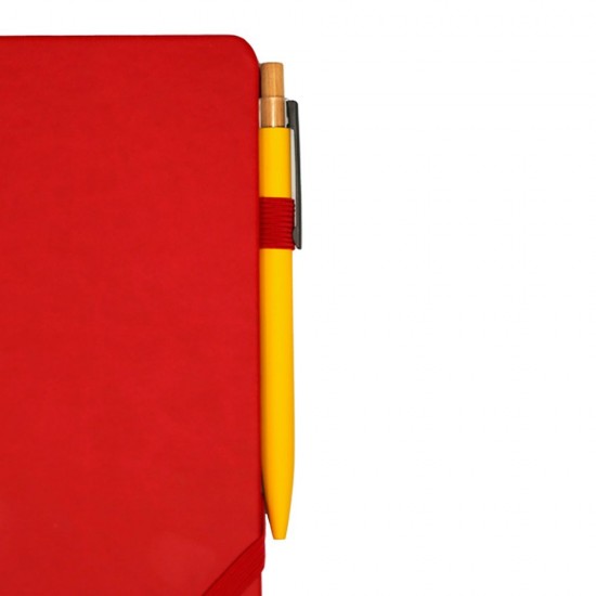 Блокнот в клітинку А5 Berganote Hard, тверда обкладинка червоний - 50040138-02