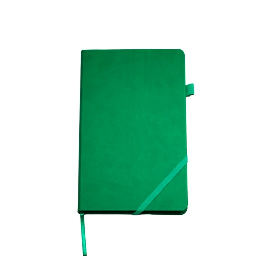 Блокнот в клітинку А5 Berganote Hard, тверда обкладинка зелений - 50040138-04