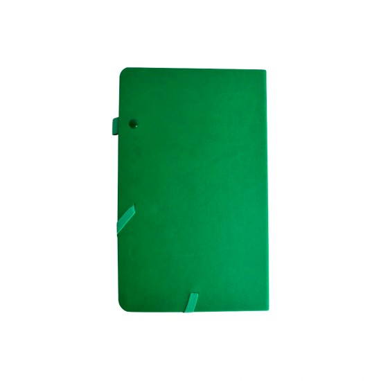 Блокнот в клітинку А5 Berganote Hard, тверда обкладинка зелений - 50040138-04