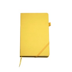 Блокнот в клітинку А5 Berganote Hard, тверда обкладинка жовтий - 50040138-05