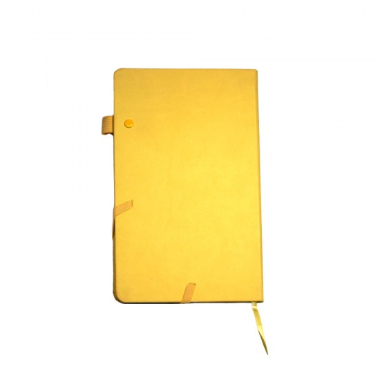 Блокнот в клітинку А5 Berganote Hard, тверда обкладинка жовтий - 50040138-05