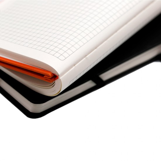 Блокнот в клітинку А5 Berganote Hard, тверда обкладинка помаранчевий - 50040138-06 Блокнот в клітинку А5 Berganote Hard, тверда обкладинка помаранчевий - 50040138-06