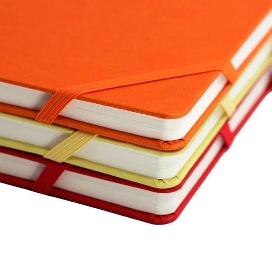 Блокнот в клітинку А5 Berganote Hard, тверда обкладинка помаранчевий - 50040138-06 Блокнот в клітинку А5 Berganote Hard, тверда обкладинка помаранчевий - 50040138-06