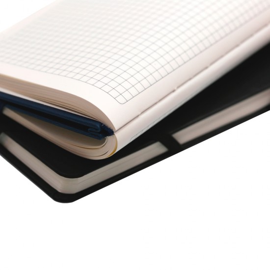 Блокнот в клітинку А5 Berganote Hard, тверда обкладинка темно-синій - 50040138-44 Блокнот в клітинку А5 Berganote Hard, тверда обкладинка темно-синій - 50040138-44