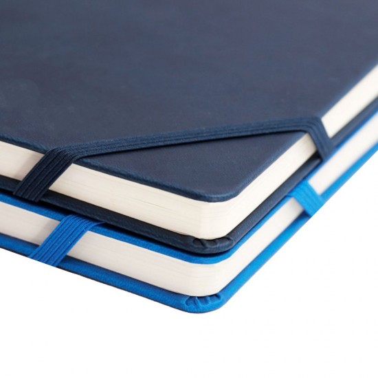 Блокнот в клітинку А5 Berganote Hard, тверда обкладинка темно-синій - 50040138-44 Блокнот в клітинку А5 Berganote Hard, тверда обкладинка темно-синій - 50040138-44