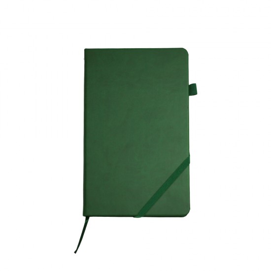 Блокнот в клітинку А5 Berganote Hard, тверда обкладинка темно-зелений - 50040138-99