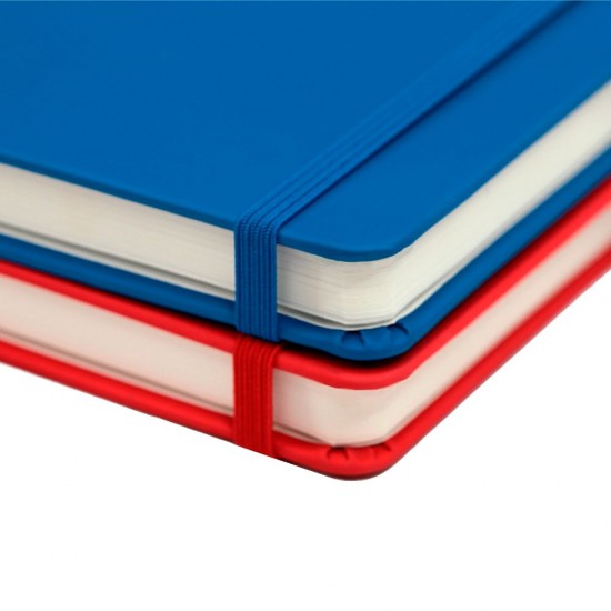 Блокнот в клітинку А5 Berganote Soft, тверда обкладинка синій - 50040238-03