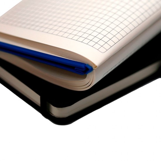 Блокнот в клітинку А5 Berganote Soft, тверда обкладинка синій - 50040238-03