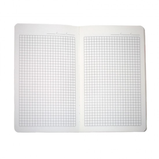 Блокнот в клітинку А5 Berganote Soft, тверда обкладинка синій - 50040238-03