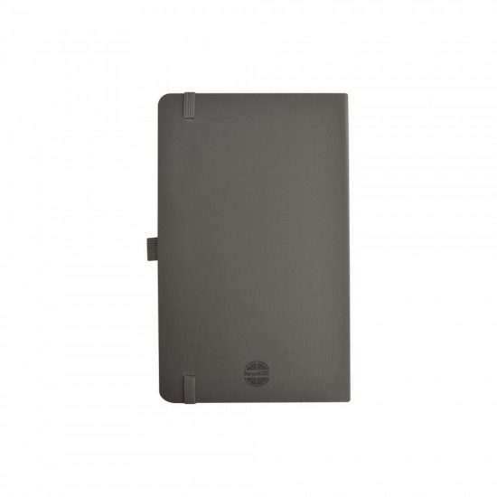 Блокнот в клітинку А5 Berganote Soft, тверда обкладинка сірий - 50040238-04