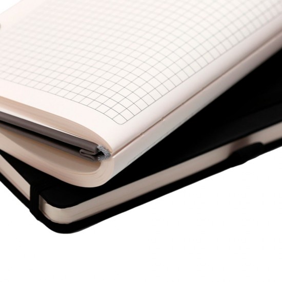 Блокнот в клітинку А5 Berganote Soft, тверда обкладинка сірий - 50040238-04