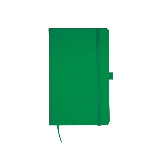 Блокнот в клітинку А5 Berganote Soft, тверда обкладинка зелений - 50040238-07