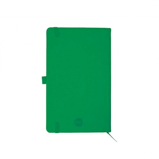 Блокнот в клітинку А5 Berganote Soft, тверда обкладинка зелений - 50040238-07