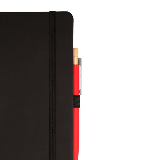 Блокнот в клітинку А5 Berganote Soft, тверда обкладинка чорний - 50040238-01